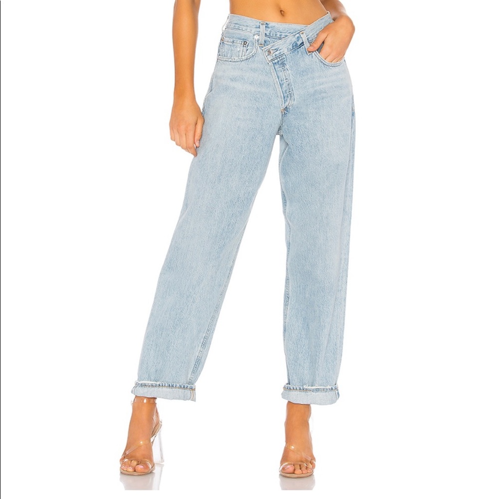 Agolde cris cross upsized jean